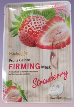 Haokali Fruits Gelato Firming Strawberry Sheet Mask